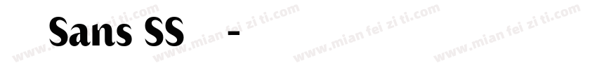 微信Sans SS中号字体转换